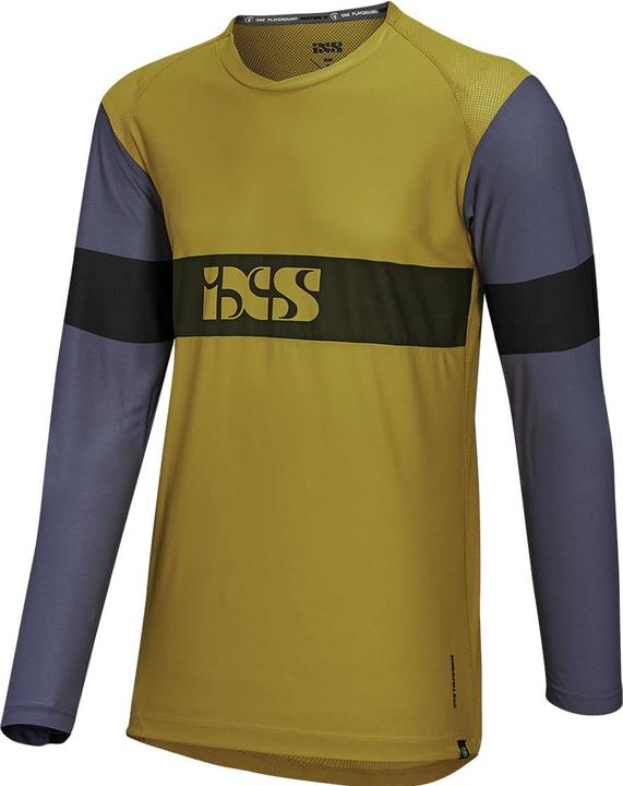 iXS Trigger EVO Kids Long Sleeve Jersey - Acacia / Charcoal