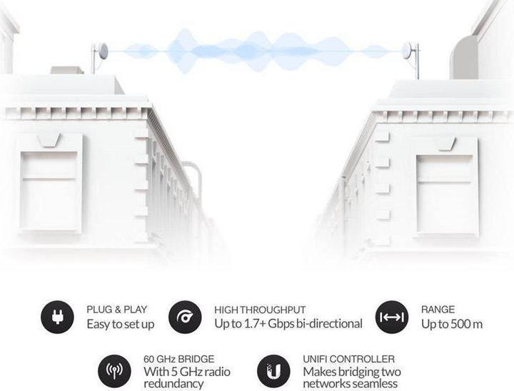 Produktbild Ubiquiti UniFi Building-to-Building Bridge Kit (1700 Mbit/s)