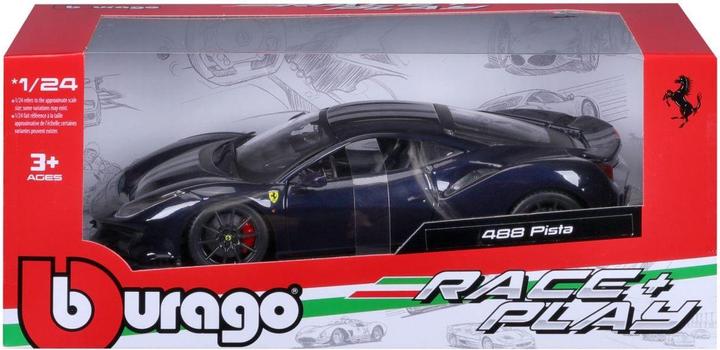 Immagine prodotto Bburago Ferrari R&P 488 Pista 1/24 blu