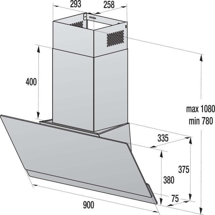 Actual product image Gorenje WHI949EXBG Chimney bonnet (Wall hood)
