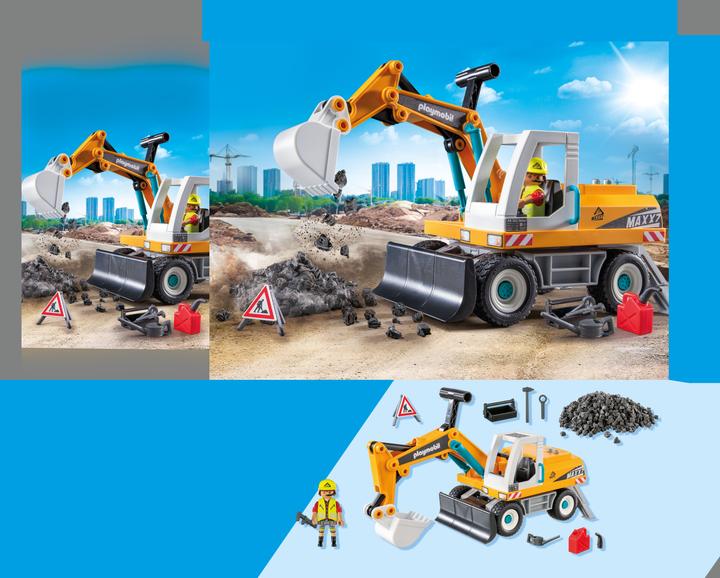 Immagine prodotto Playmobil Escavatore (71749, Playmobil Eroi d'azione)