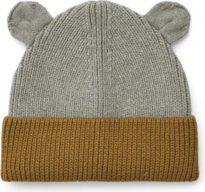 Actual product image Liewood Knitted beanie Gina Melange Caramel