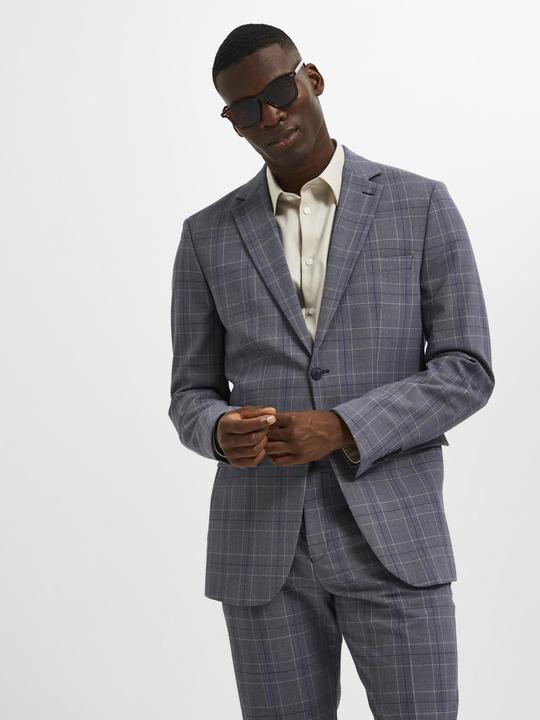 Image du produit Selected Homme Slhslim-Elon Md Blue Chk Blz Flex B Noos (58)