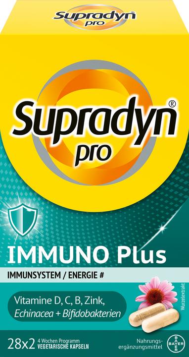 Actual product image Supradyn pro per IMMUNO plus caps (56 Piece, Capsules, 64 g)