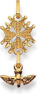 Produktbild Muau Hugenottenkreuz (750/18K Gelbgold)