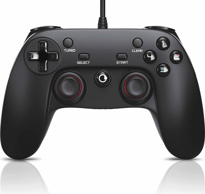 Immagine prodotto CSL Set di controller da gioco 2x, Gamepad per PC e PS3, doppia vibrazione, funzione Turbo, ingresso (PC, PS3)