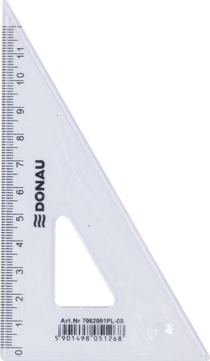 Nutritional values and ingredients Donau Protractor, small, 12cm, 60°, clear (150 mm)