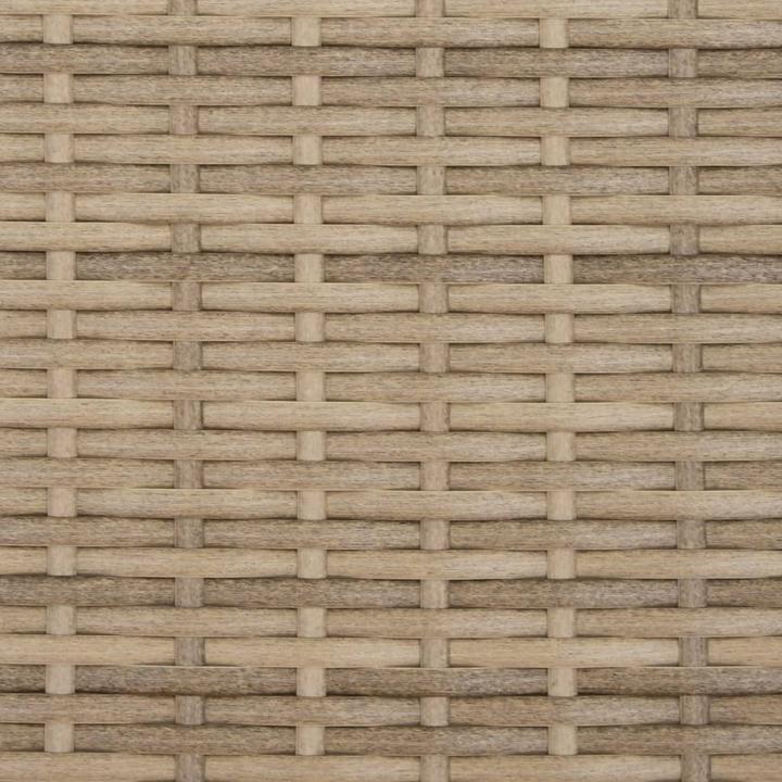 Image du produit VidaXL Canapé de jardin 2 places avec toit et poufs