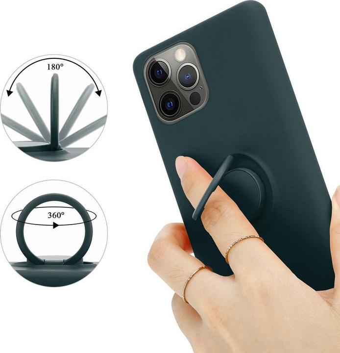 Produktbild Cadorabo TPU Liquid Ring Silicone Case Hülle (Apple iPhone 13)