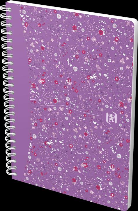 Immagine prodotto Oxford FORME FLORALE - Libro a spirale (A5, Quadretti, Copertina rigida)
