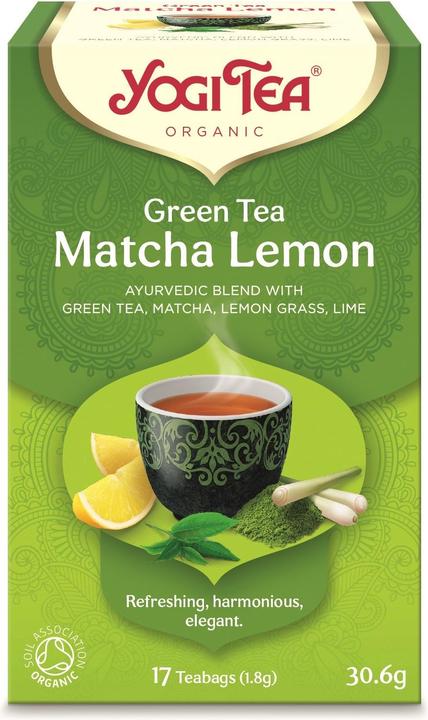 Actual product image Yogi Tea Green Tea with Lemon and Matcha (Green Tea Matcha Lemon) Organic (17 x 1,8 g) 30,6 g - Yogi -Tee (30.60 g)