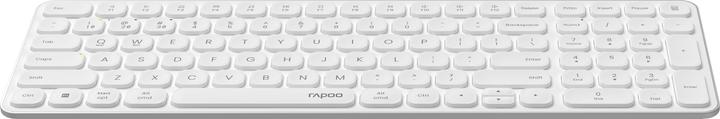 Actual product image Rapoo Wireless ultra-flat multi-mode keyboard "E9310M", white, QWERTZ EN (DE, Wireless)