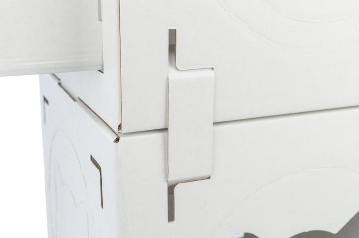 Image du produit Trixie Meuble pour chats Casa Cara, carton, 93 × 72 × 30.5 cm, blanc (73 cm, Blanc)
