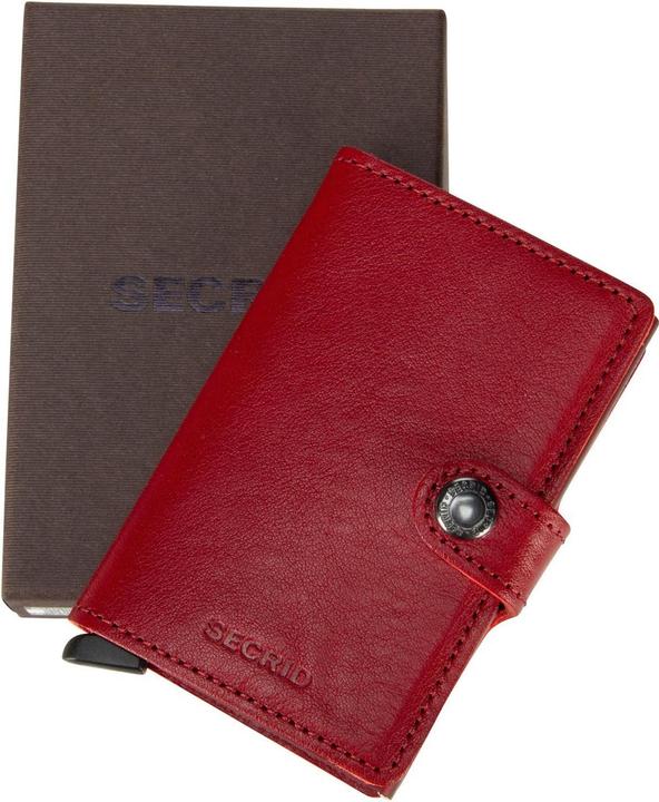 Produktbild Secrid Miniwallet Vegetable Tanned Rosso-Bordeaux
