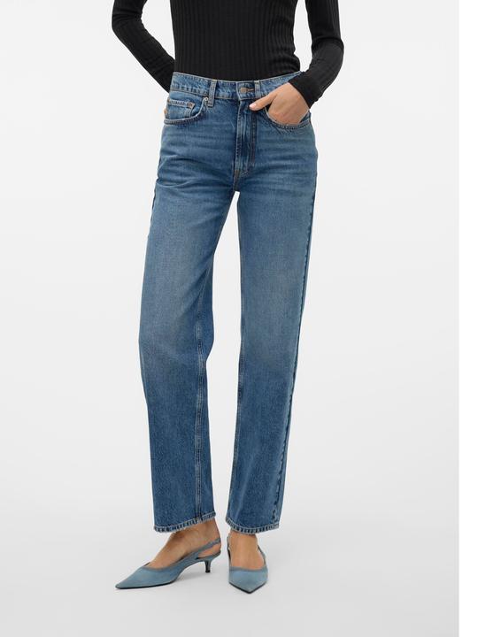 Actual product image Vero Moda VMVALERIE Mid Rise Locker geschnitten Jeans Straight-Fit (26)