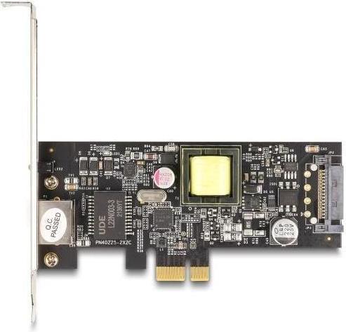 Produktbild Delock PCI Express x1 Karte auf 1 x 2,5 Gigabit LAN PoE+ i22 (Mini PCI Express)