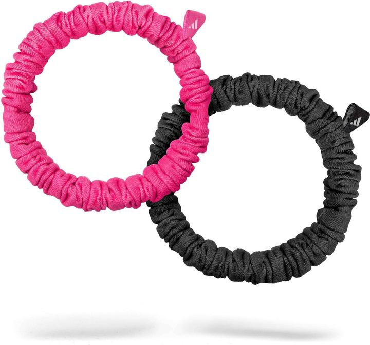 Immagine prodotto adidas Hair Scrunchies Schwarz und Lucid Pink (Elastico per capelli)