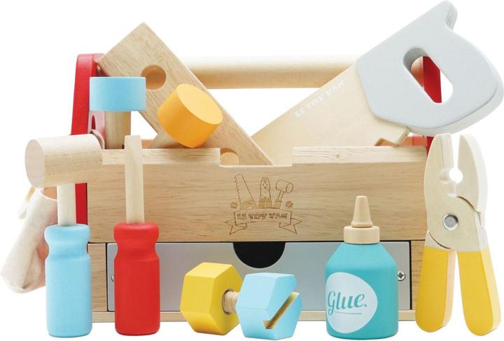 Actual product image Le Toy Van Toolbox with tools