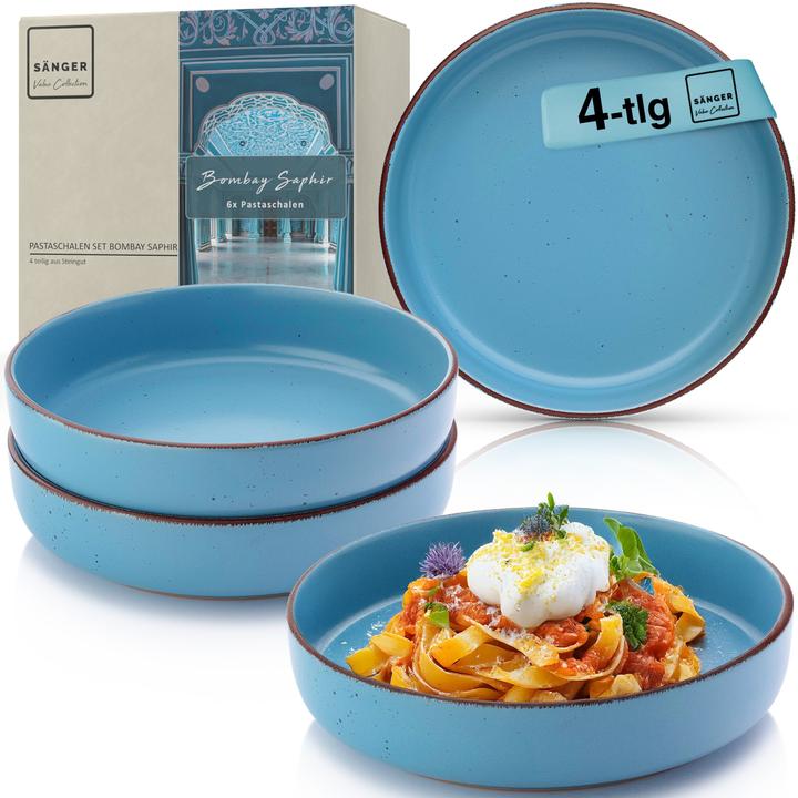 Produktbild Sänger Pastaschalen Set Bombay Saphir (4 x, 20.50 cm)