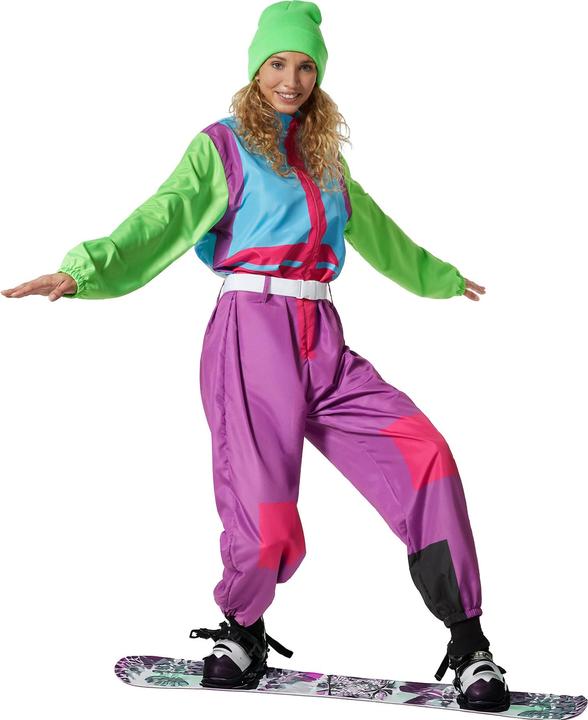 Immagine prodotto tectake Costume da donna retro anni '80,'90 tuta da sci (XL)