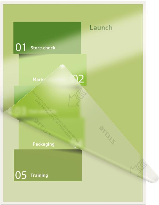 Actual product image Leitz Laminating foil (A4, 25 Piece, 80 µm)