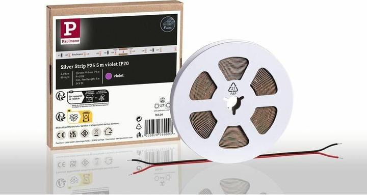 Actual product image Paulmann Pro Strip Silver P25 (Violet, 500 cm, Indoor)