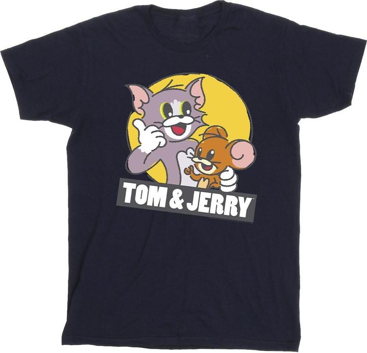 Immagine prodotto Tom & Jerry Sketch Logo Maglietta Ragazze (104)