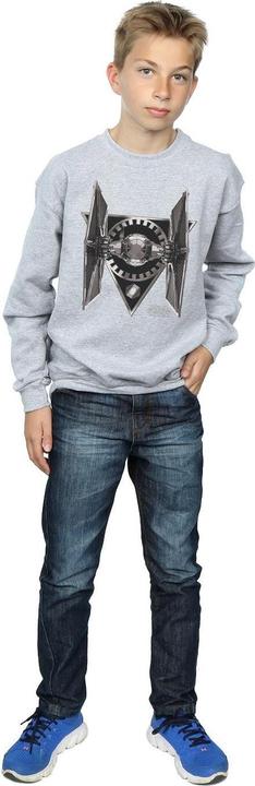 Actual product image Star Wars Boys The Last Jedi TIE Fighter Sweatshirt (140, 146)