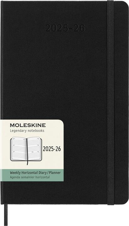 Actual product image Moleskine Schüleragenda Hard Cover Weekly Horizontal (13 x 21 cm, English)