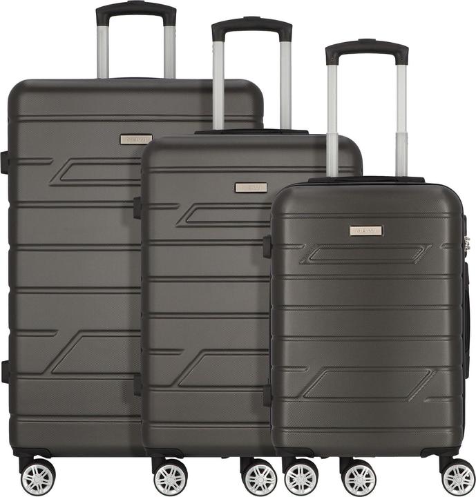 Produktbild Nowi Bergamo 4 Rollen Kofferset 3-teilig (175 l, XL (ab 115l))