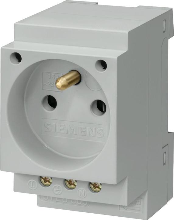 Produktbild Siemens SIEM 5TE6803 Steckdose 16A mit Erdungsstift nach CEE 7 REG