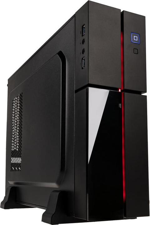 Actual product image AeroCool Go Mini Playa Slim Black MicroATX/MiniITX o.N. - Cases - Micro/Mini/ (mATX, Mini-ITX)