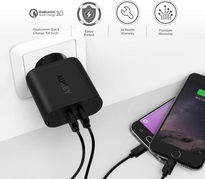 Actual product image Aukey PA-T13 Quick Charge 3.0 33W (34.50 W)