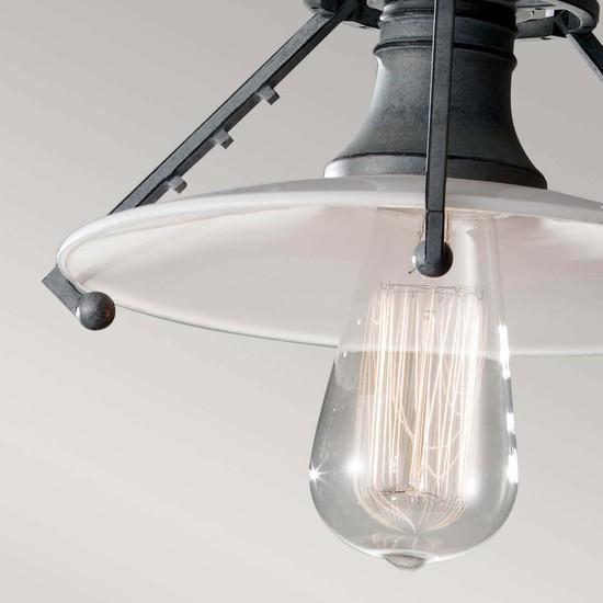 Immagine prodotto Elstead Lighting Lampada a sospensione Urban Renewal E27 Zinco anticato (E27)