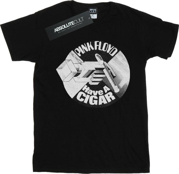 Actual product image Pink Floyd Womens/Ladies Have A Cigar Cotton Boyfriend T-Shirt (L)