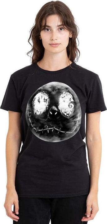 Actual product image The Nightmare Before Christmas Unisex Adult Jack Skellington Face T-Shirt (XL)