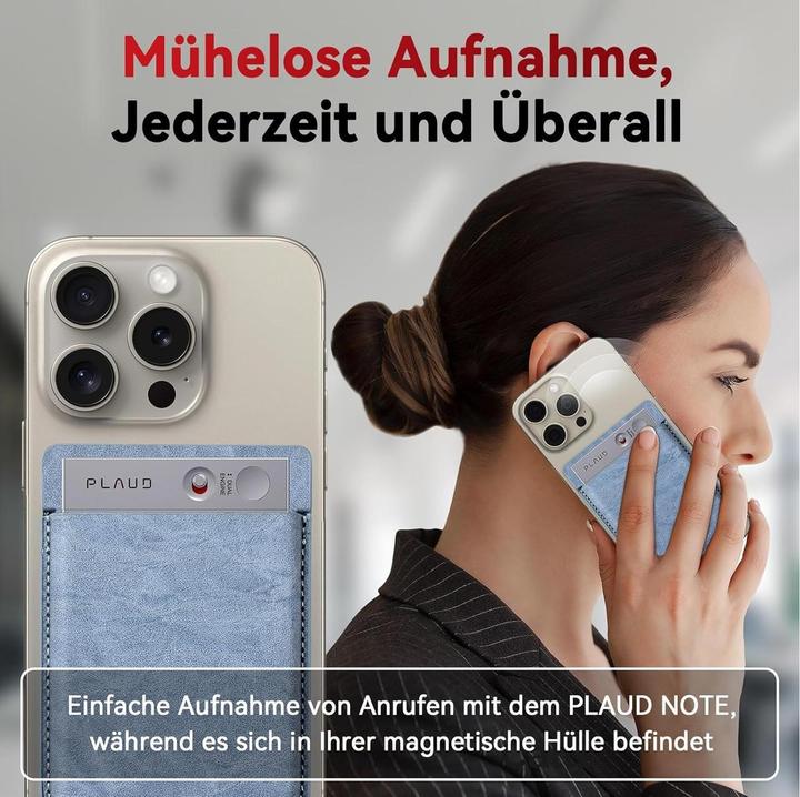 Actual product image Plaud Case for AI Voice recorder Note