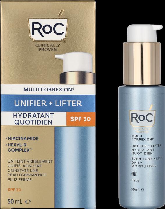 Image du produit Roc Multi Correxion Even Tone Lift Daily Moisturiser SPF30 (Lait pour le corps, 50 ml)