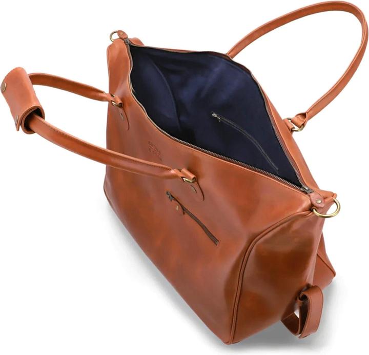 Actual product image Buckle & Seam Leather weekender Linwood Cognac / (37 l)