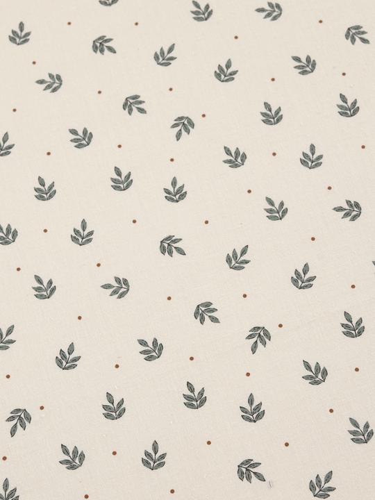 Image du produit Vertbaudet Kinder Spannbettlaken RETRO FLOWERS mit Recycling-Baumwolle (90 x 140 cm)