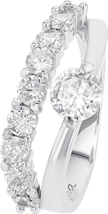 Immagine prodotto Amor Ringe für Damen, 925 Sterling Silber, Zirkonia synth. (58, 925 Argento)