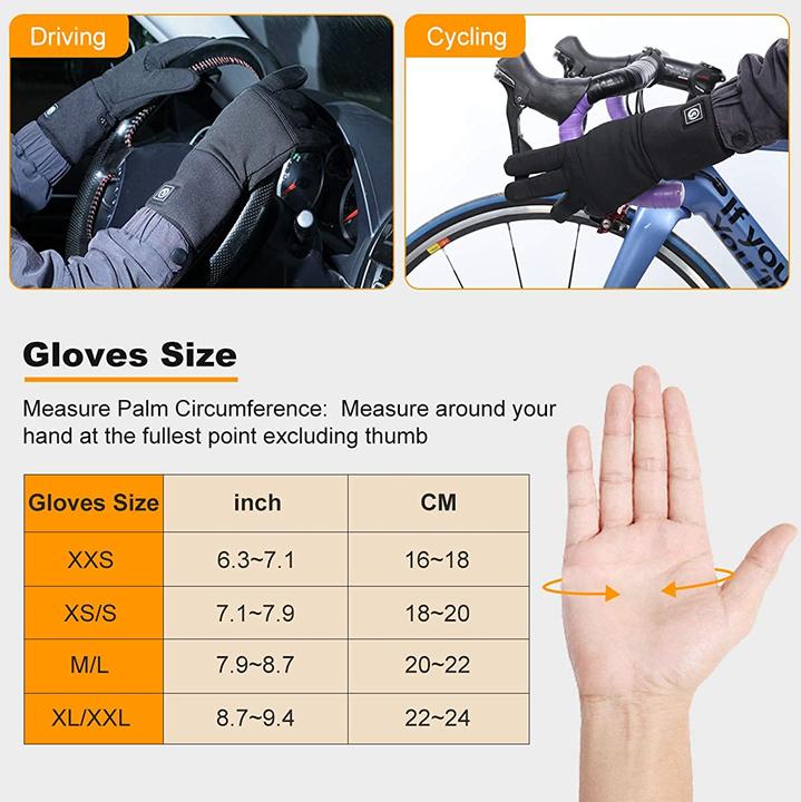 Actual product image Day wolf Heated Gloves Medium Large