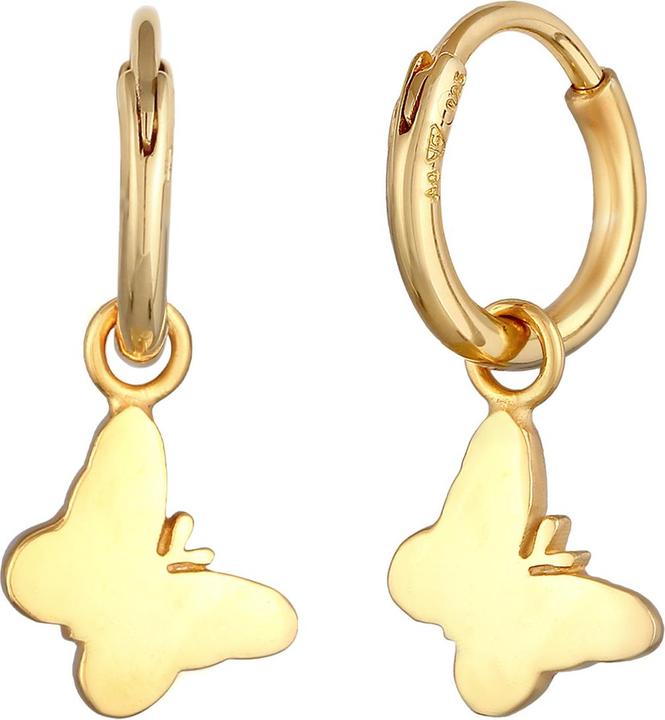 Image du produit Elli Boucles d'oreilles créoles papillon 925 argent (Argent sterling 925)