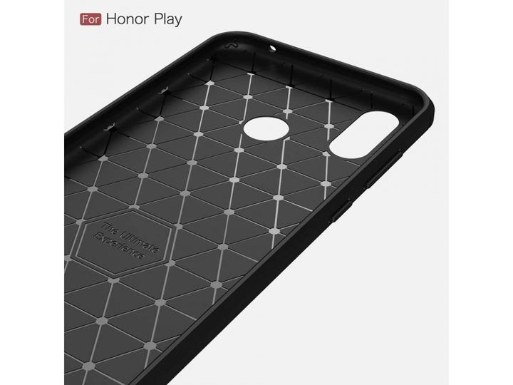 Produktbild Screenguard Honor Play Hülle Carbon Brushed Soft TPU (Honor Play)