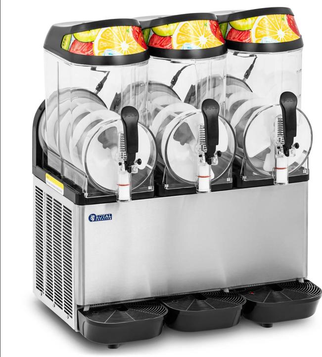 Produktbild Royal Catering Slush-Maschine Slushy Maker Slush-Eismaschine Slush Ice Maschine 3 x 12 l 960 W
