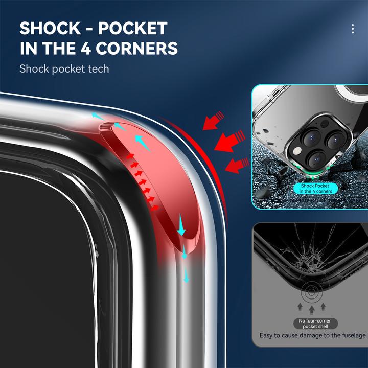 Image du produit cyoo four Corners clair MagSafe IPhone 14 Pro Coque (Apple iPhone 14 Pro)