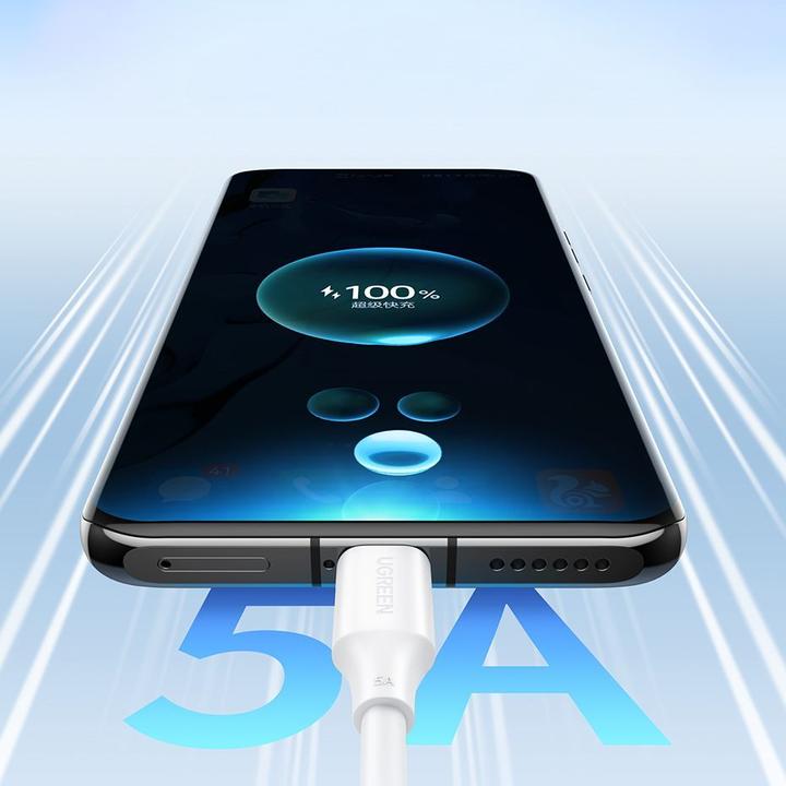 Actual product image Ugreen Cable USB-C to USB-C 15172 (white) (1 m, USB 2.0)