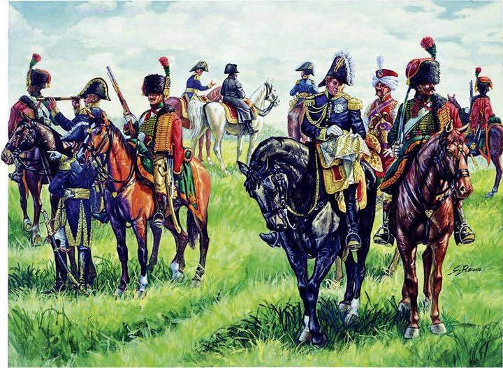 Immagine prodotto Italeri Stato Maggiore Imperiale Francese 1815
