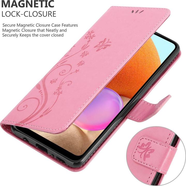 Actual product image Cadorabo Flower Book Cover (Samsung Galaxy A32)