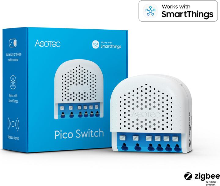 Actual product image Aeotec Pico Switch (Zigbee) (Switch actuator)